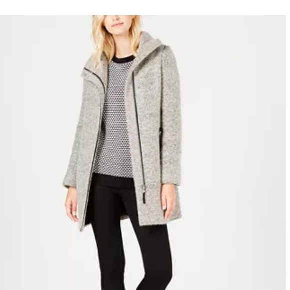 Calvin Klein Boucle Coat - Picture 2 of 8